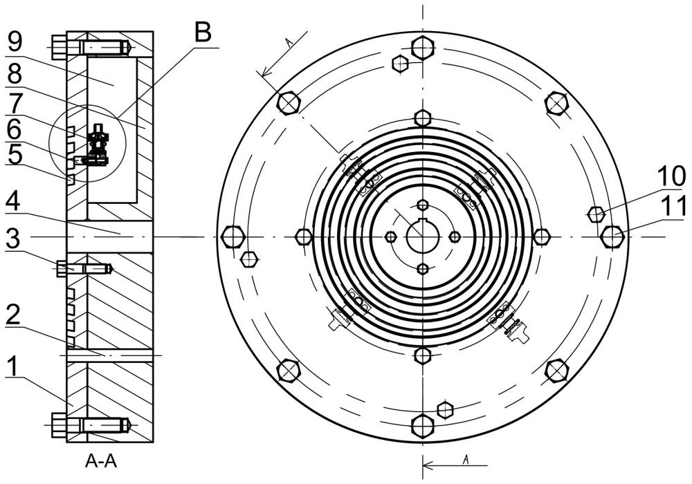 一種砂輪動平衡裝置