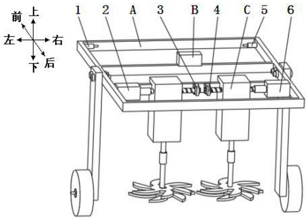 一種玉米株間除草裝置