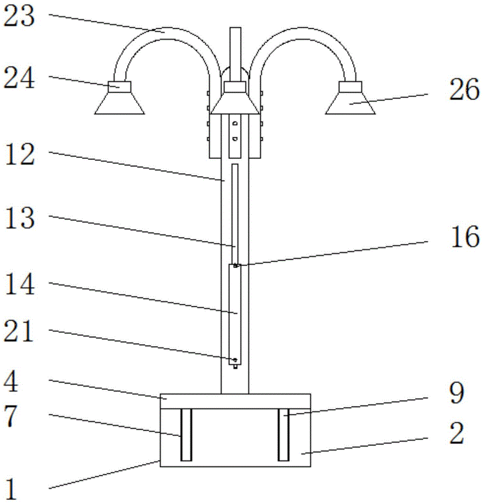 一種景觀設(shè)計用多功能路燈